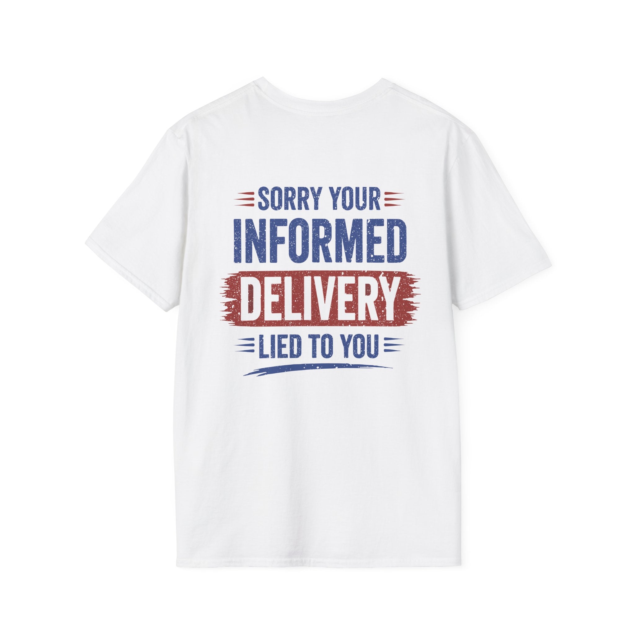 informed delivery white t shirt