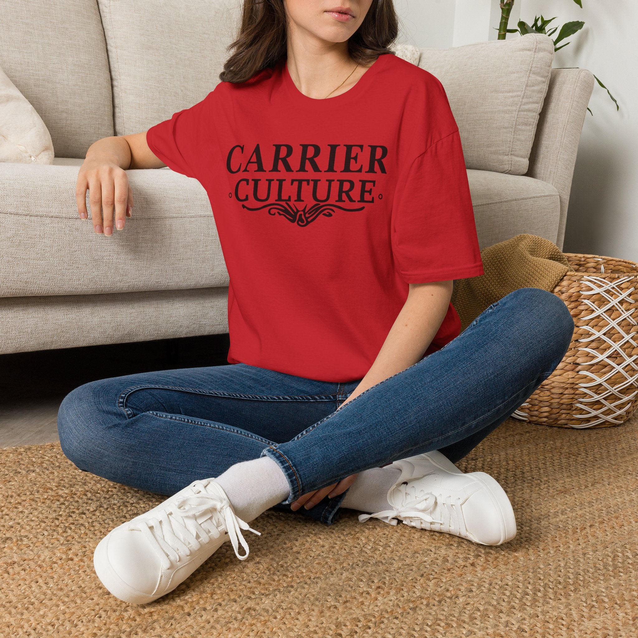 Carrier Culture classic "black logo" t-shirt