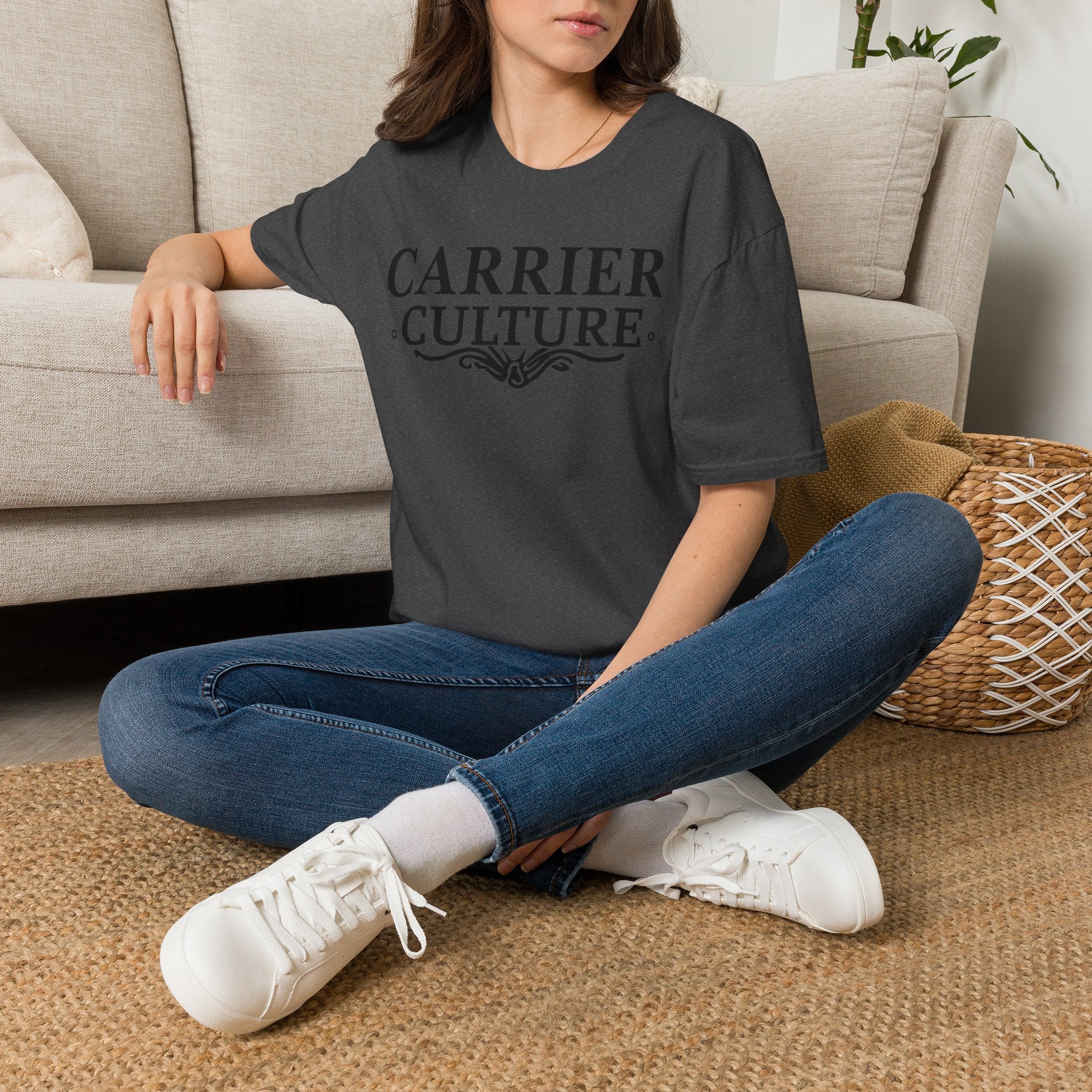 Carrier Culture classic "black logo" t-shirt