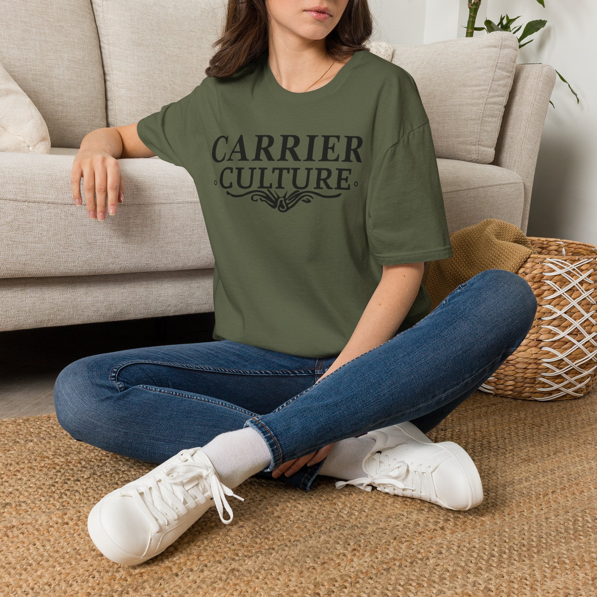 Carrier Culture classic "black logo" t-shirt