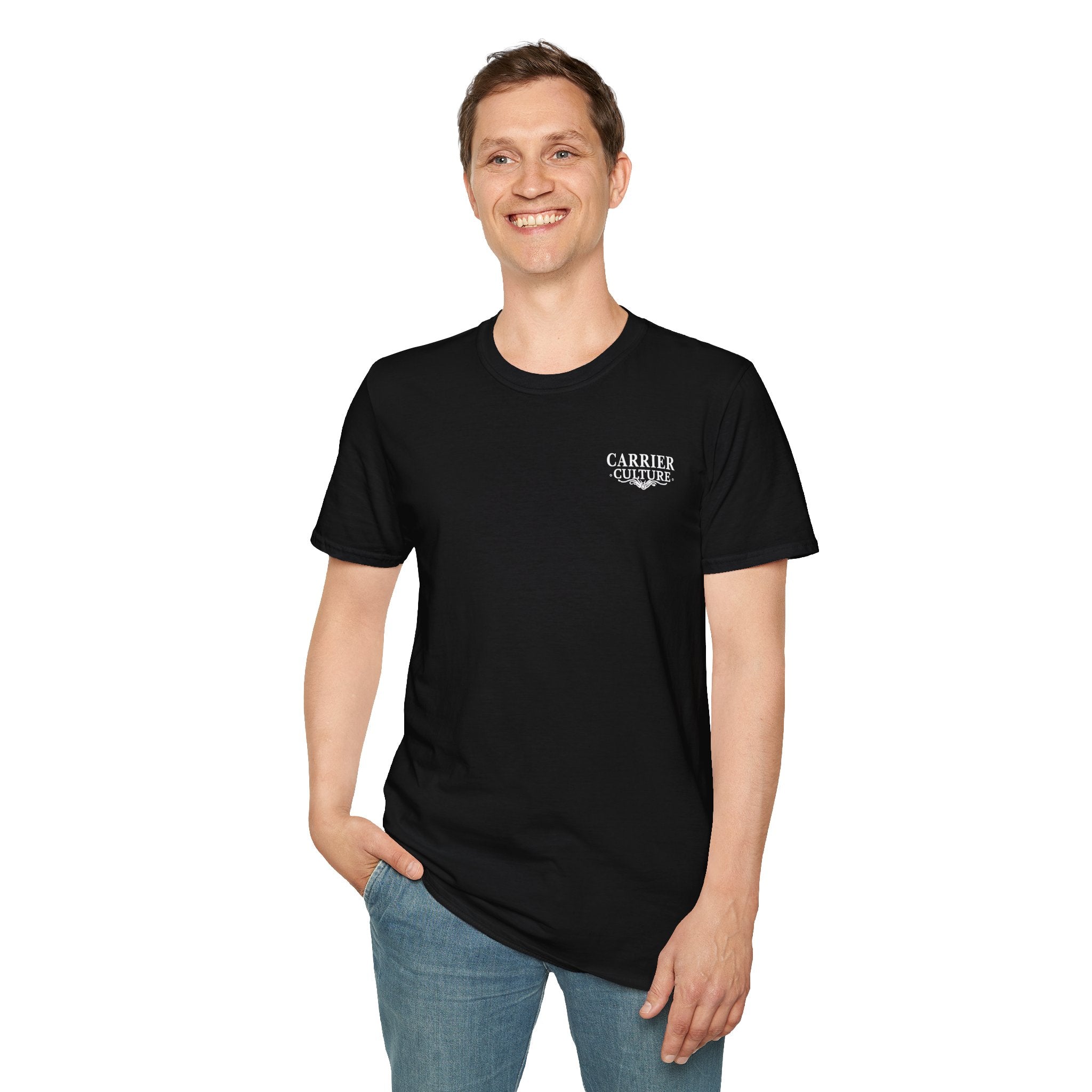 city carrier black tee shirt