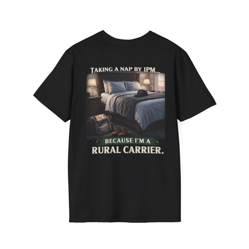 taking a nap by 1pm black Tee