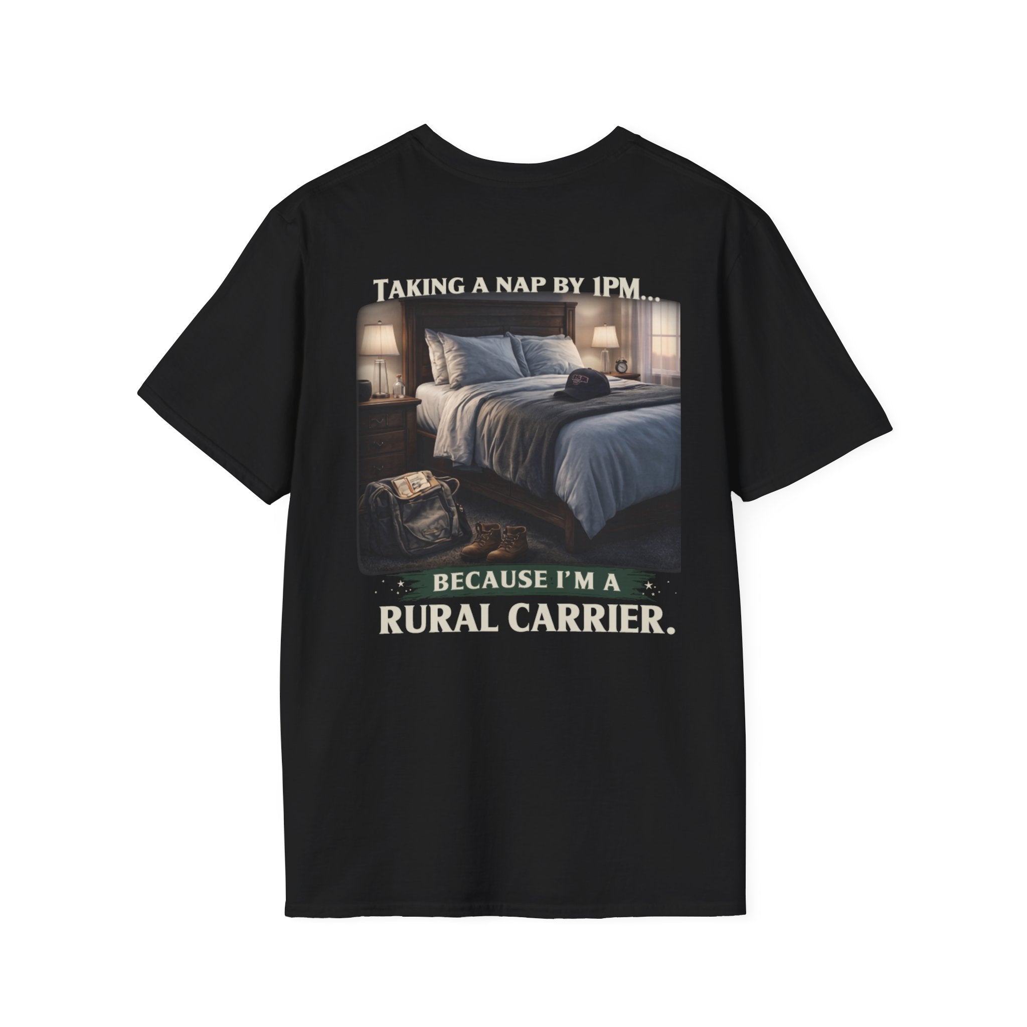 taking a nap by 1pm black Tee