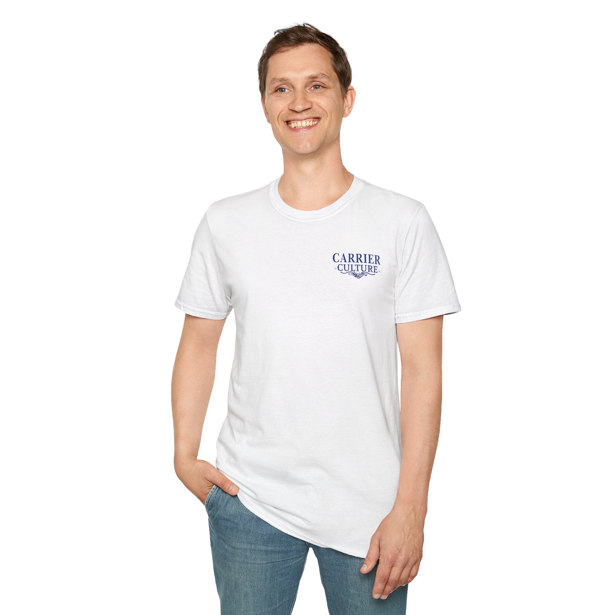 informed delivery white t shirt