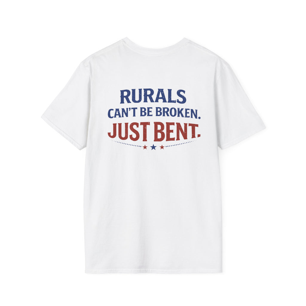 rurals can't be broken white Tee