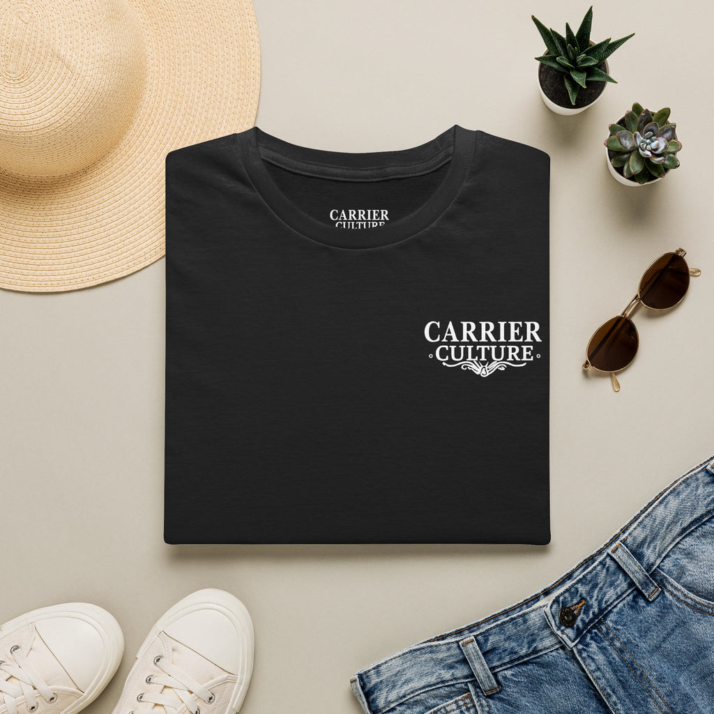 best route black tee shirt