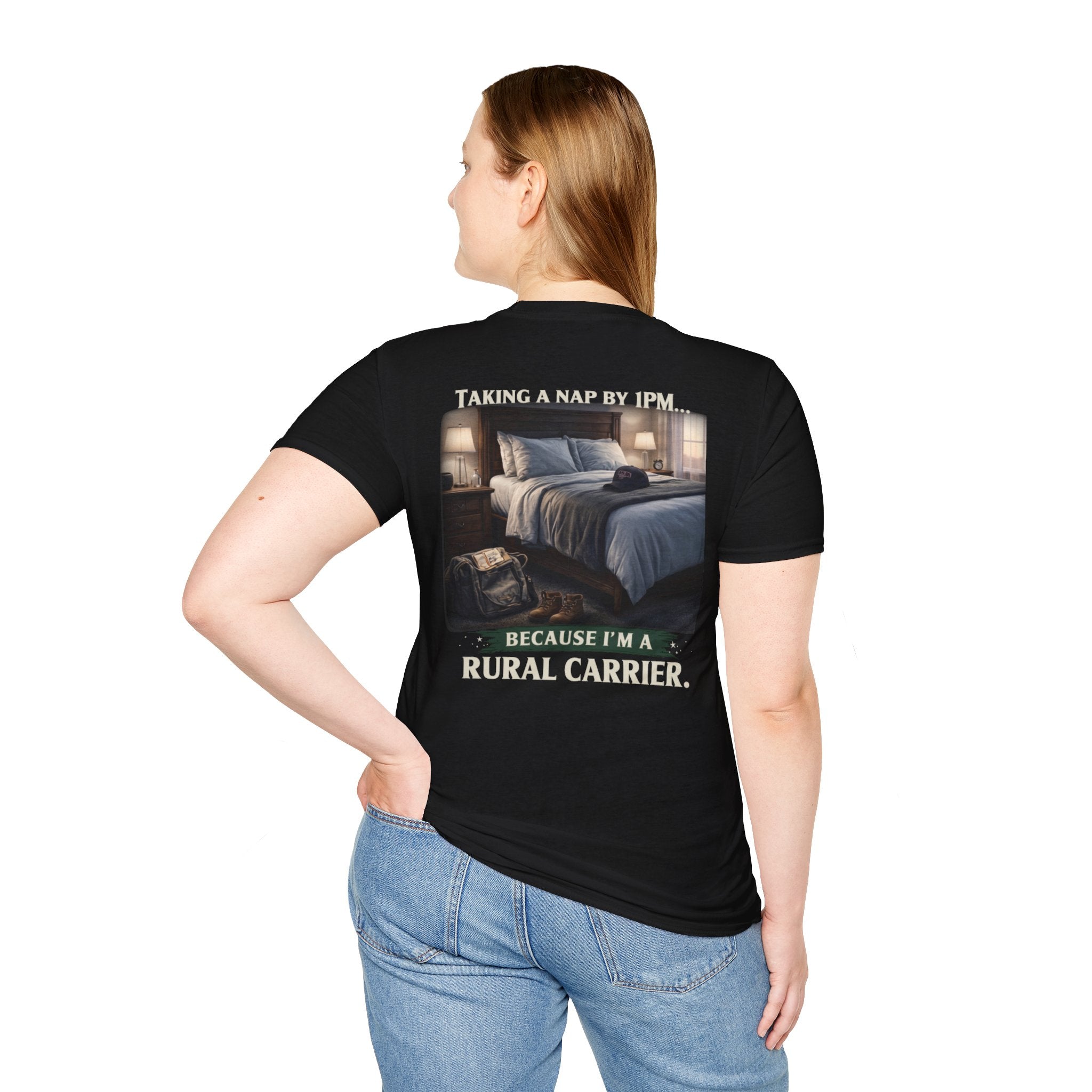 taking a nap by 1pm black Tee