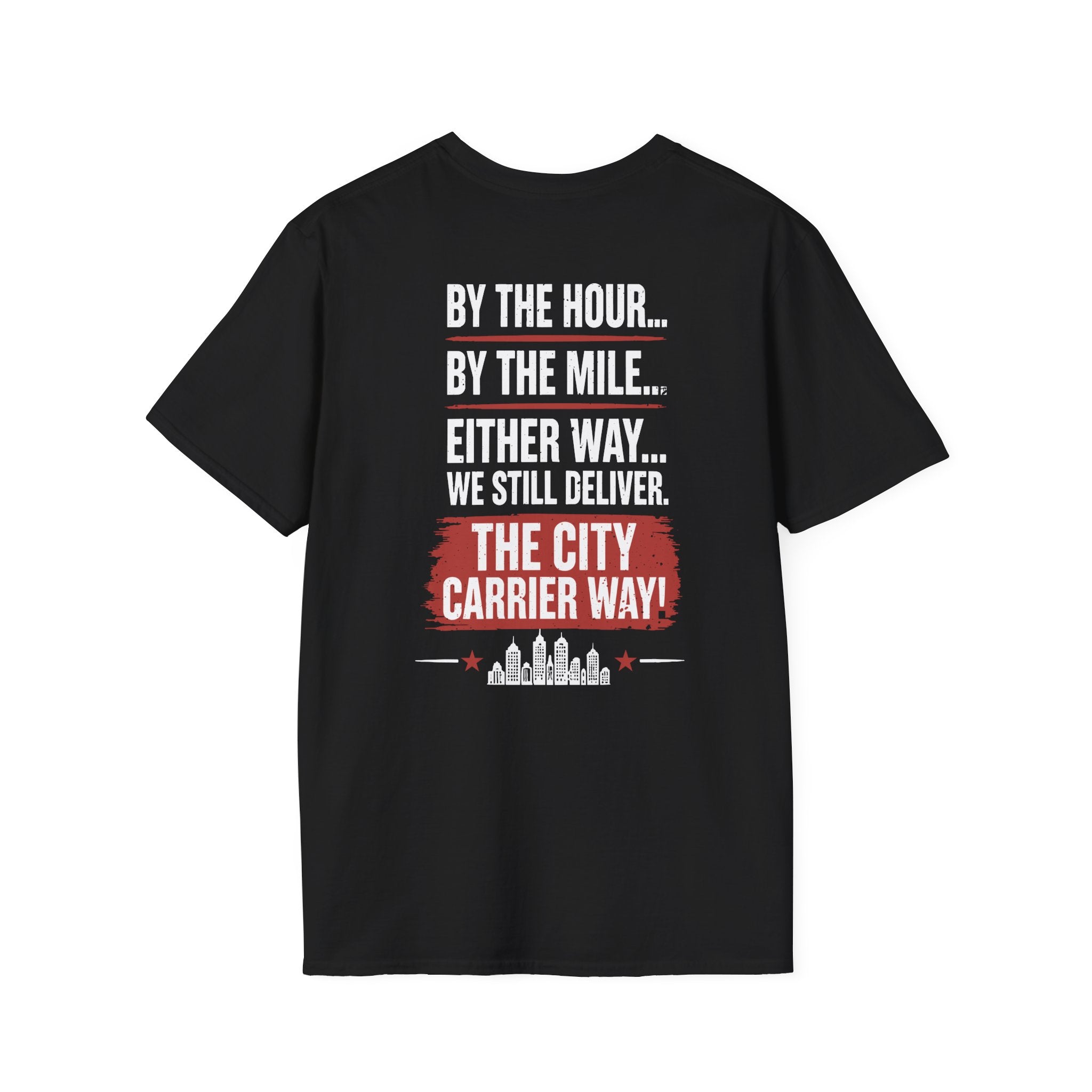 city carrier black tee shirt