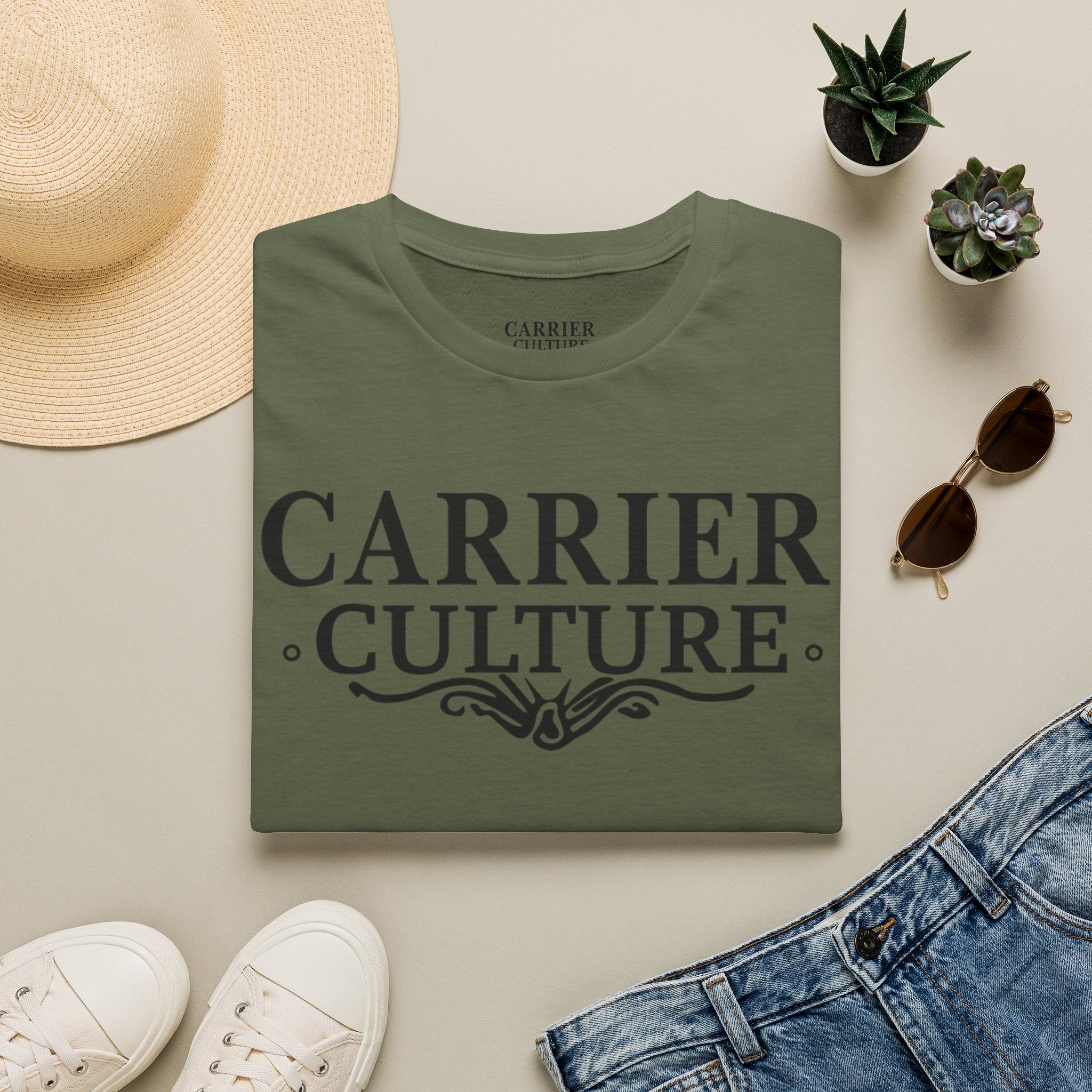 Carrier Culture classic "black logo" t-shirt