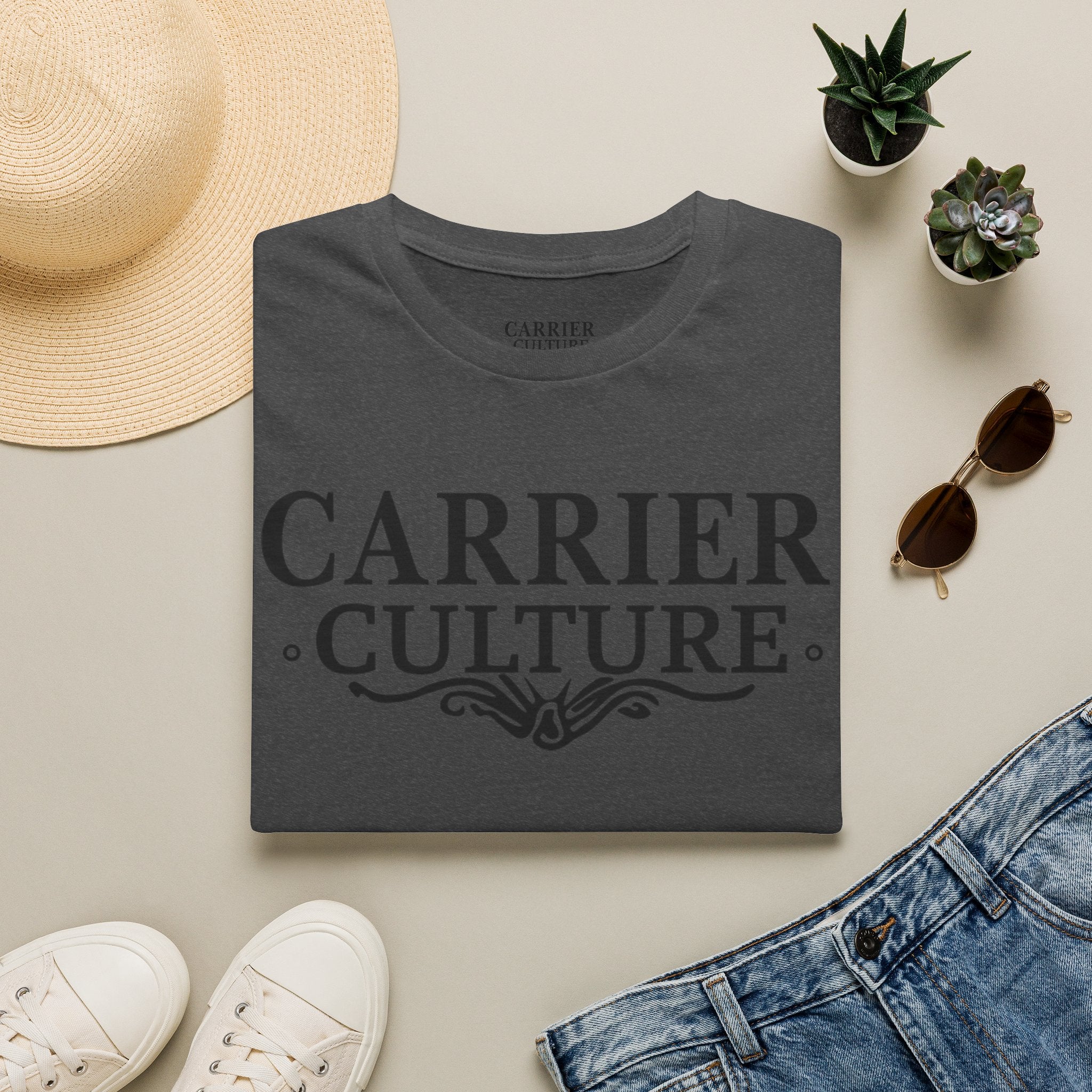 Carrier Culture classic "black logo" t-shirt