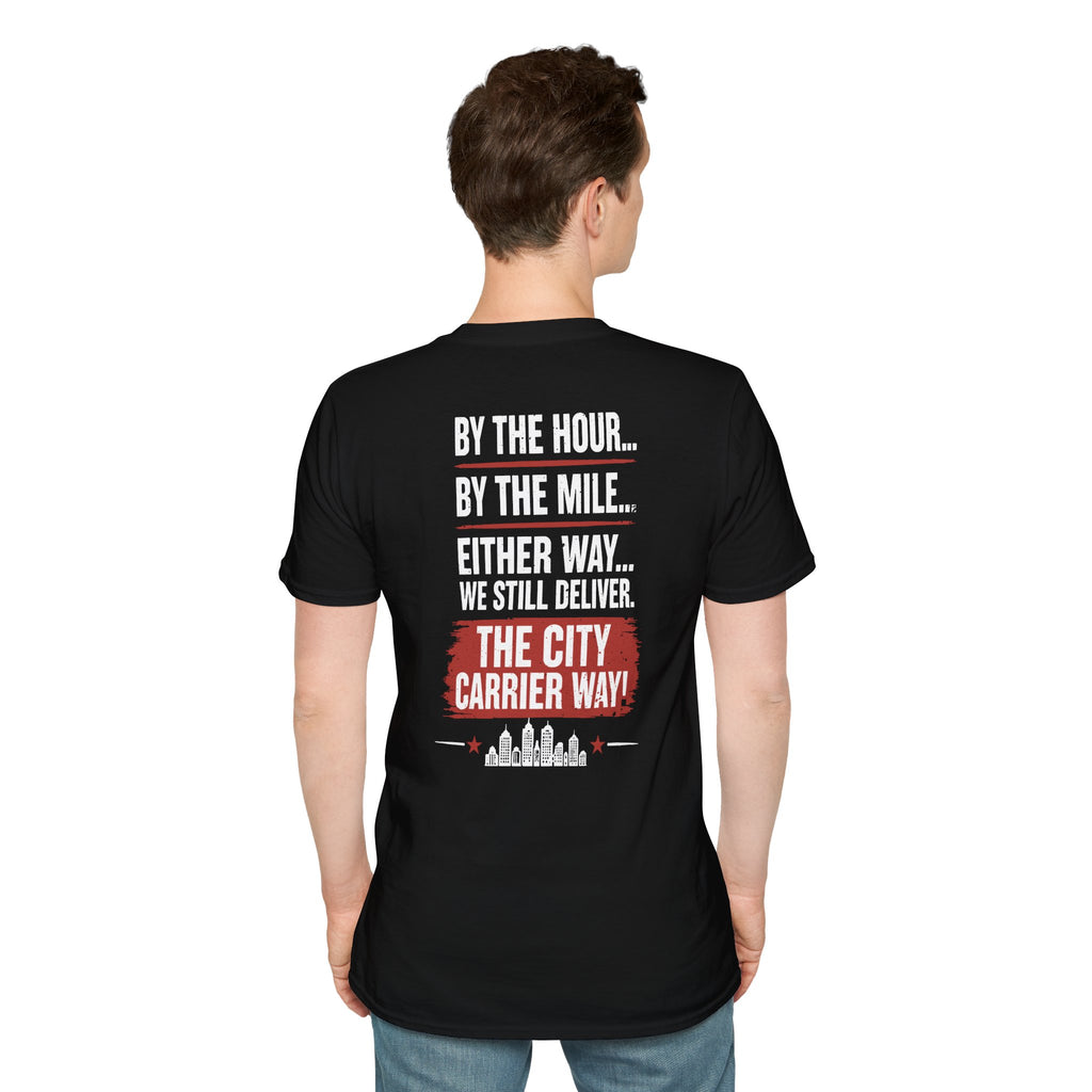 city carrier black tee shirt