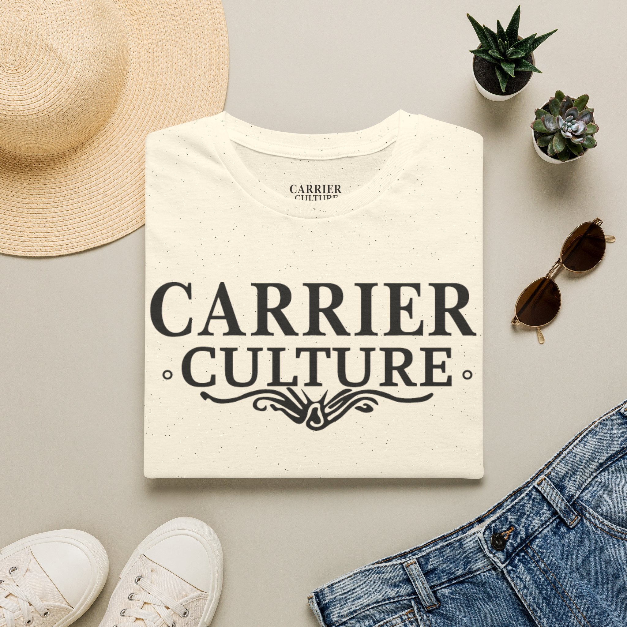 Carrier Culture classic "black logo" t-shirt