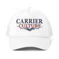 Carrier Culture Trucker Cap blue and red logo